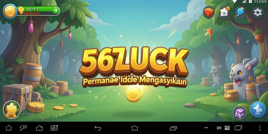 Screenshot gameplay 567LUCK menampilkan cara pengumpulan sumber daya yang mudah.