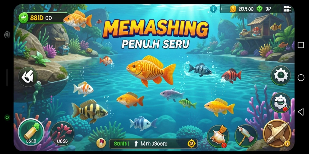 Tangkapan besar dan suasana memancing yang realistis di 88ID.