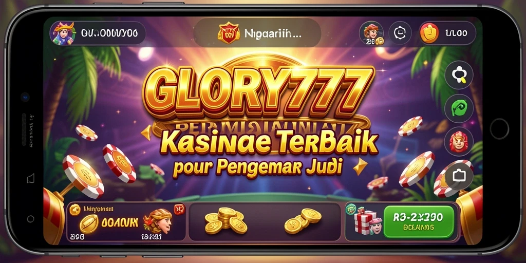 Tampilan gameplay menarik dari GLORY777 menampilkan keseruan permainan Kasino.