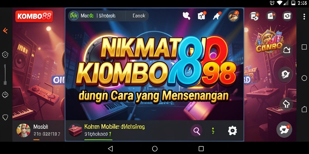 Tampilan gameplay seru di KOMBO88 dengan musik yang mengasyikkan.