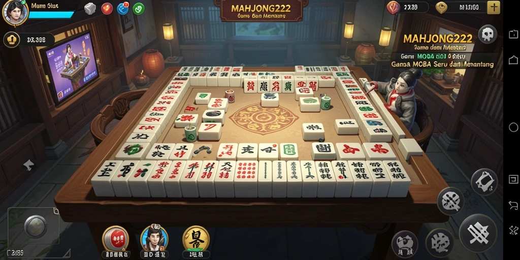 Tampilkan aksi seru dalam pertempuran MOBA di MAHJONG222.