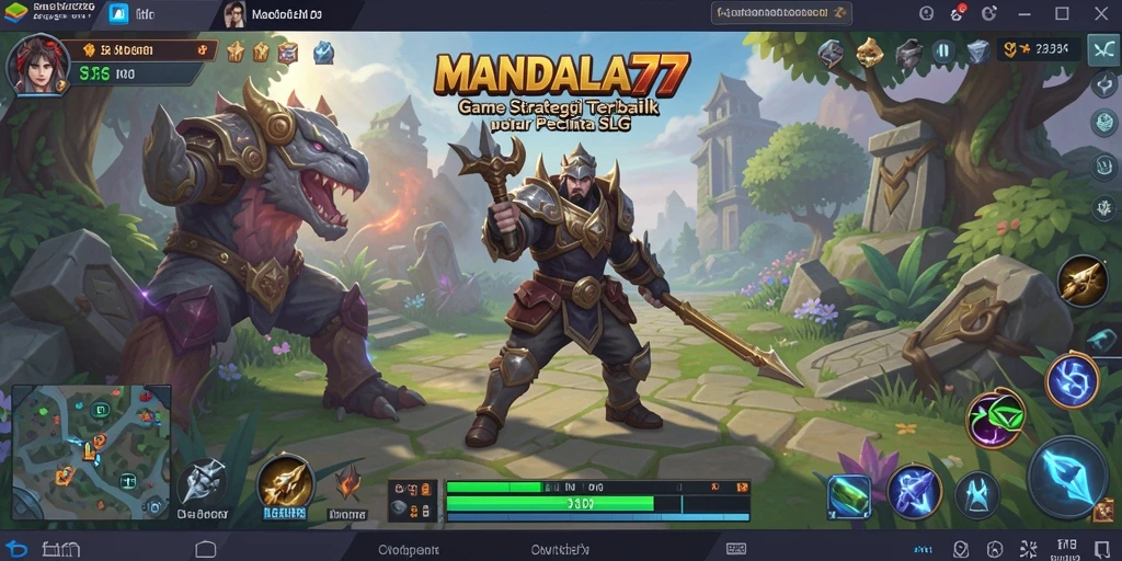 Tampilan gameplay MANDALA77 yang seru dan menantang.