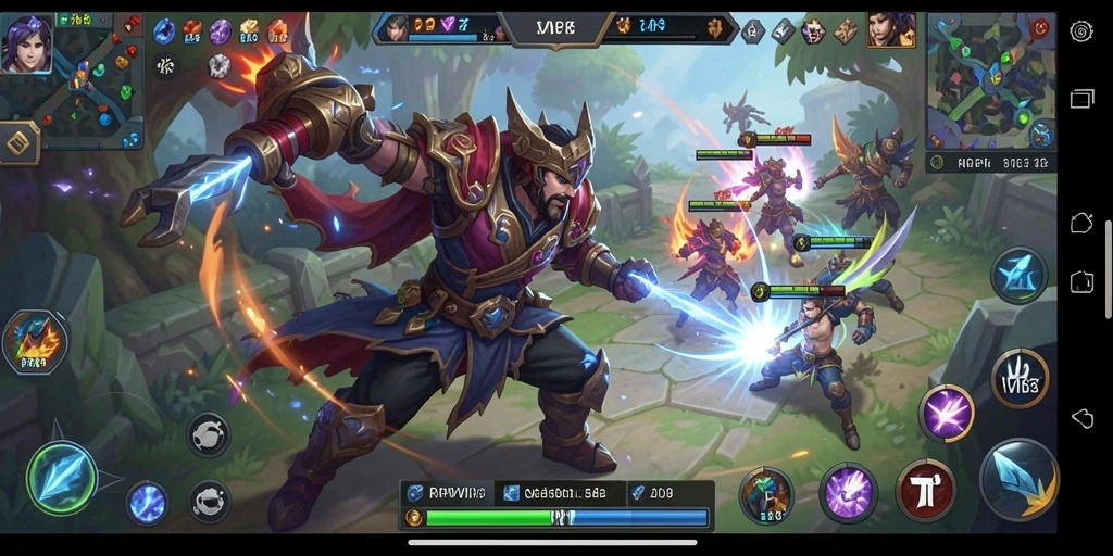 Gameplay mendebarkan RPVIP3 dalam pertarungan tim.