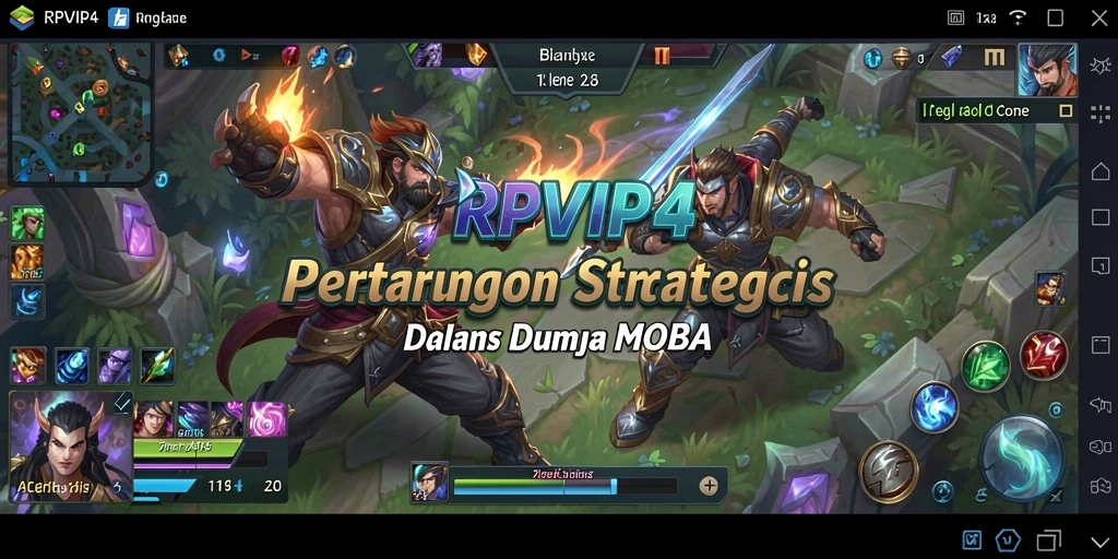 Tampilan menarik saat pertarungan di RPVIP4 yang mendebarkan.