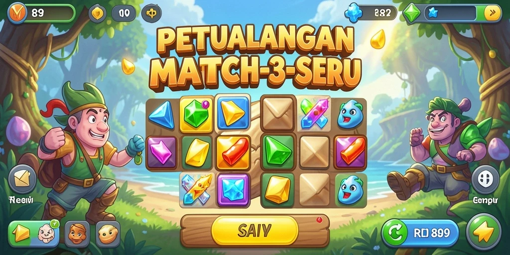 Tampilan gameplay RR89 yang seru dan penuh warna.