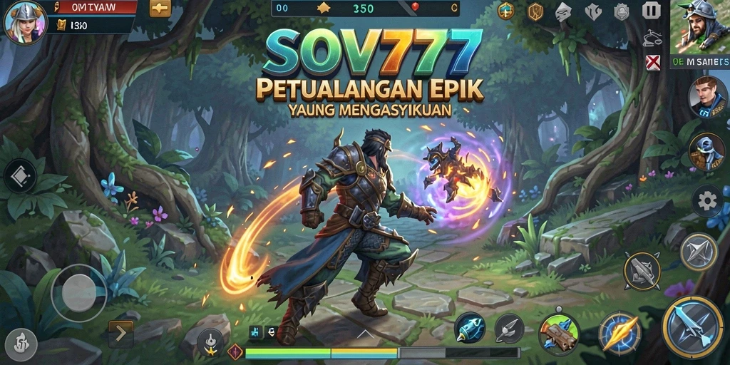 Tampilan menarik dari gameplay petualangan di SOV777.