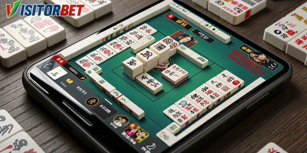 Tampilan permainan Mahjong yang seru dan menarik di VISITORBET.